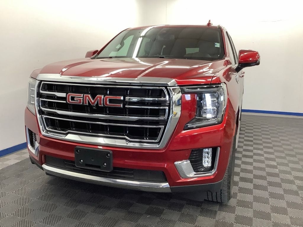 Used 2022 GMC Yukon SLT with VIN 1GKS2BKD1NR149281 for sale in Kansas City